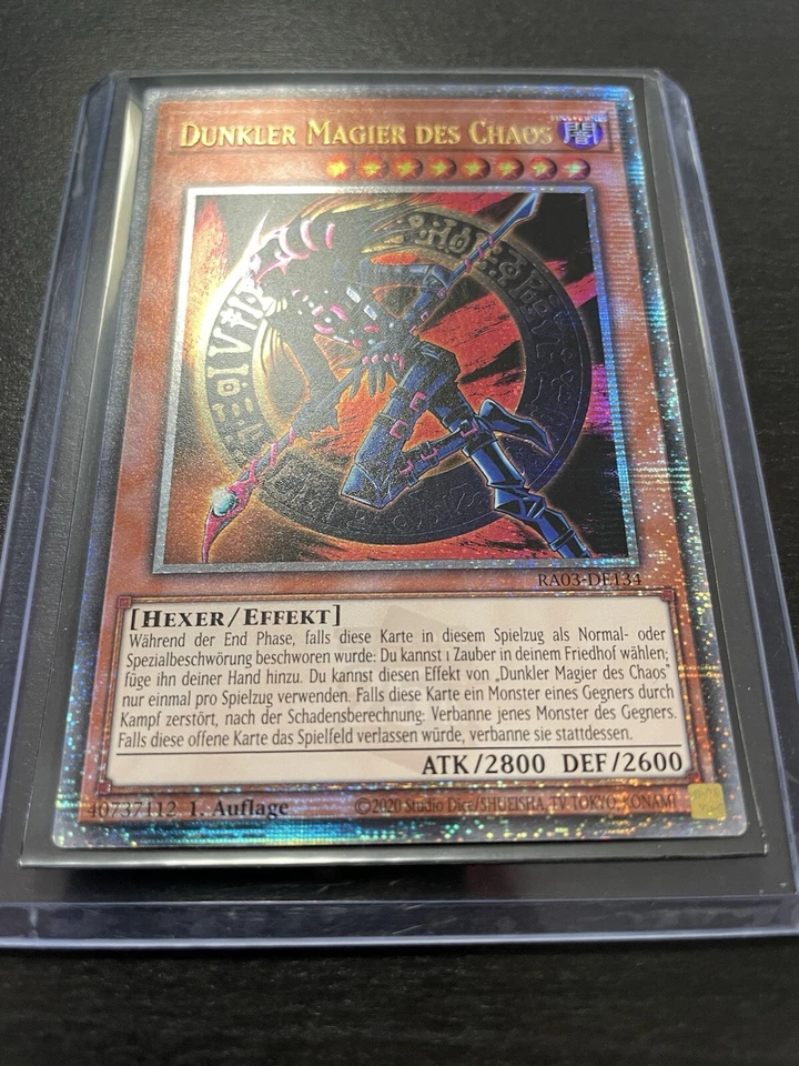 Yu-Gi-Oh! Dunkler Magier des Chaos RA03 Quarter Century Secret Rare Near Mint 1. - Bild 4 von 4