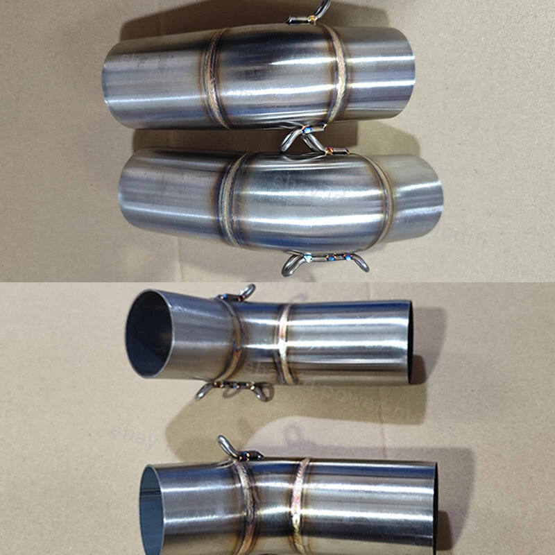 For Ducati Monster 696 695 795 796 1100 Tail Row Mid Connect 51MM Exhaust Pipe — 第 2/4 张图片