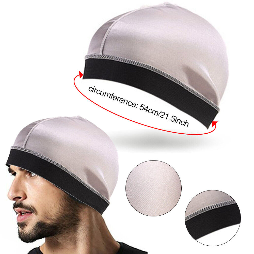 Silky Durag Velvet Sport Wave Cap for Men Doo rag Headwrap Biker Caps Skull  Caps