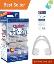 Dental Night Guard for Teeth Grinding, Plackers Grind No More, 14 Count