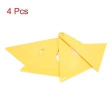 4Pcs Triangle Tip Car Scraper Window Film Squeegee Vinyl Sticker Wrapping Tool