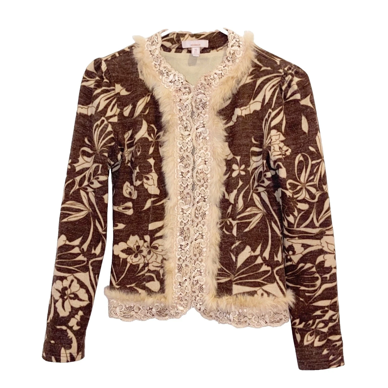 Fur Floral Sweaters for Women