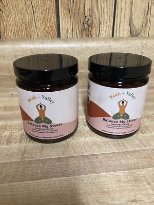 2 Pack Peak and Valley Balance My Stress Adaptogen Blend 3.17 oz Exp 05/25
