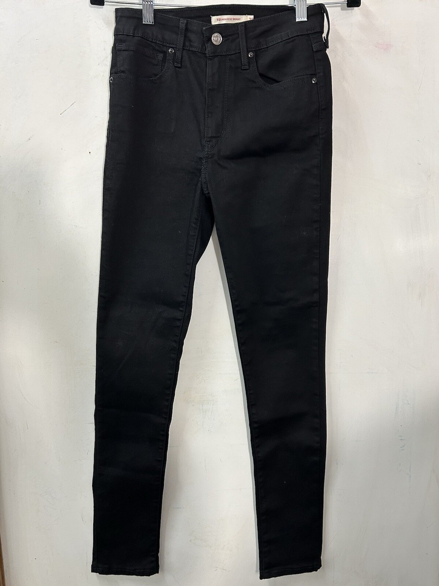 Levi's 721 High Rise Skinny Women's Jeans Soft Black 18882-0024
