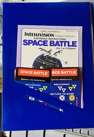 INTELLIVISION 2 GAME LOT; STAR STRIKE & SPACE BATTLE BOTH CIB CLEANED & TESTED