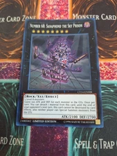 Yugioh Number 68: Sanaphond the Sky Prison CT14-EN008 Super Rare Limited NM