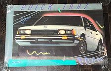 1987 Buick Showroom Advertising Auto Show Poster