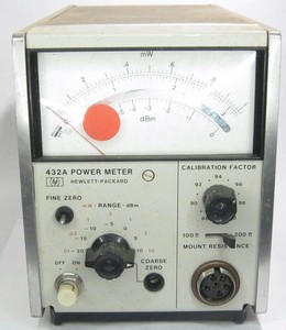 Hewlett-Packard HP Vintage Power Meter Unit Model 432A Surplus Used