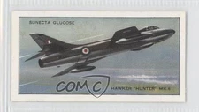 1956 Sunecta Glucose Jet Aircraft of the World Hawker 'Hunter' #18 1b8