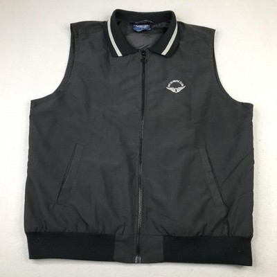 Sunderland Scotland Vest Womens Large Black Golf Zip Up The Olympic Club