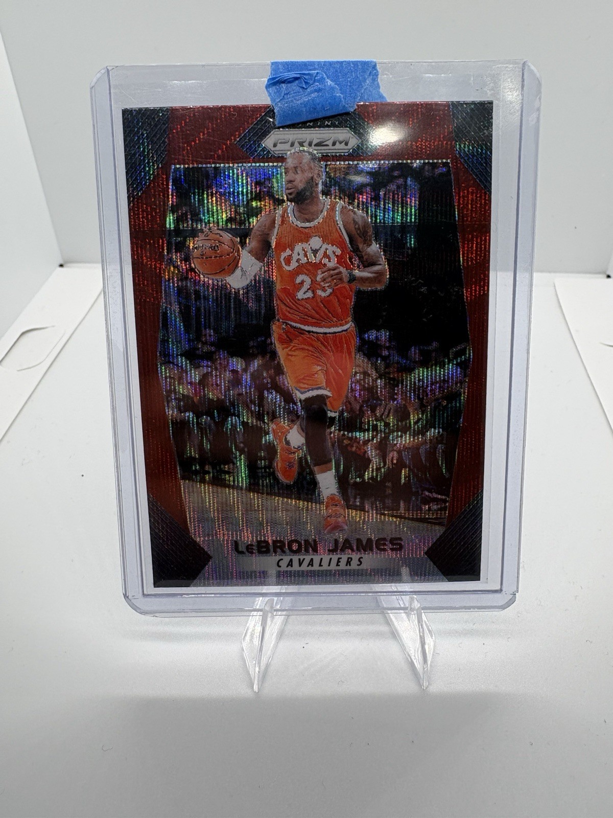 2017-18 Panini Prizm - LeBron James #191 Ruby Wave Prizm