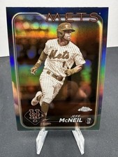 💥2024 Topps Chrome #289 Jeff McNeil Sepia Refractor New York Mets