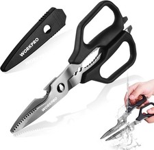 WORKPRO Heavy Duty Kitchen Scissors All Purpose Kitchen Shears Detachable Blades