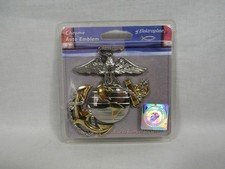 US MARINE CORPS EAGLE GLOBE ANCHOR Chrome Emblem Car Truck Motorcycle NEW