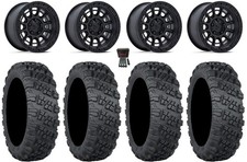 Fuel Cycle 15" Wheels Bk +10mm 30" Versa Cross V3 Tires Ranger 1500 & Xpedition