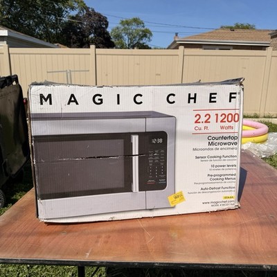 Magic Chef | 2.2-Cu. Ft. 1200W Countertop Microwave Sensor Cook | MC2211MS