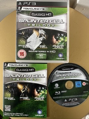 Splinter Cell Trilogy (Sony PlayStation 3, PS3) CIB Complete in Box - Tested