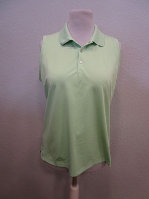 RLX Ralph Lauren Poloshirt T-Shirt ärmellos classic Fit mint Gr.L Neu  (K70-21)