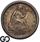 1854 Seated Liberty Quarter w/ Arrows Choice AU