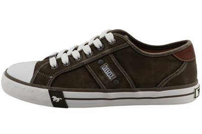 Mustang Herren Schnürer Grün Khaki 26M0151005 Sneaker Freizeitschuhe Casual