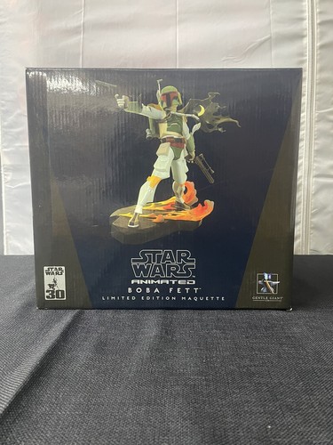 Star Wars Animated Boba Fett LE Maquette Gentle Giant Boxed 6680/7000