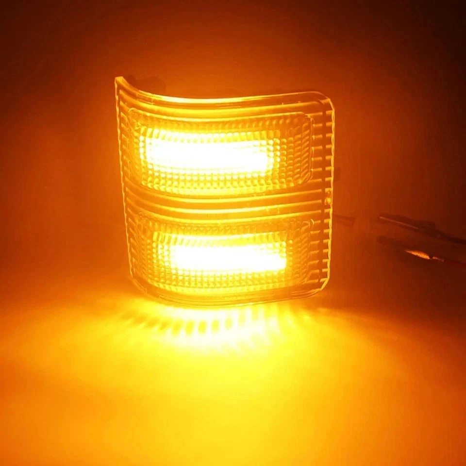 2x Marcador de Luz LED Espelho Lateral Compatível com 2008 a 2016 Ford F250 F350 F450 - Imagem 2 de 2
