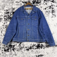 Wrangler M-159 Jacket Mens Size 46 Pockets Trucker Barn Chores Cowboy Western