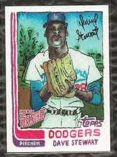2025 Topps Andy Friedman #7 Dave Stewart 66/99 Dodgers