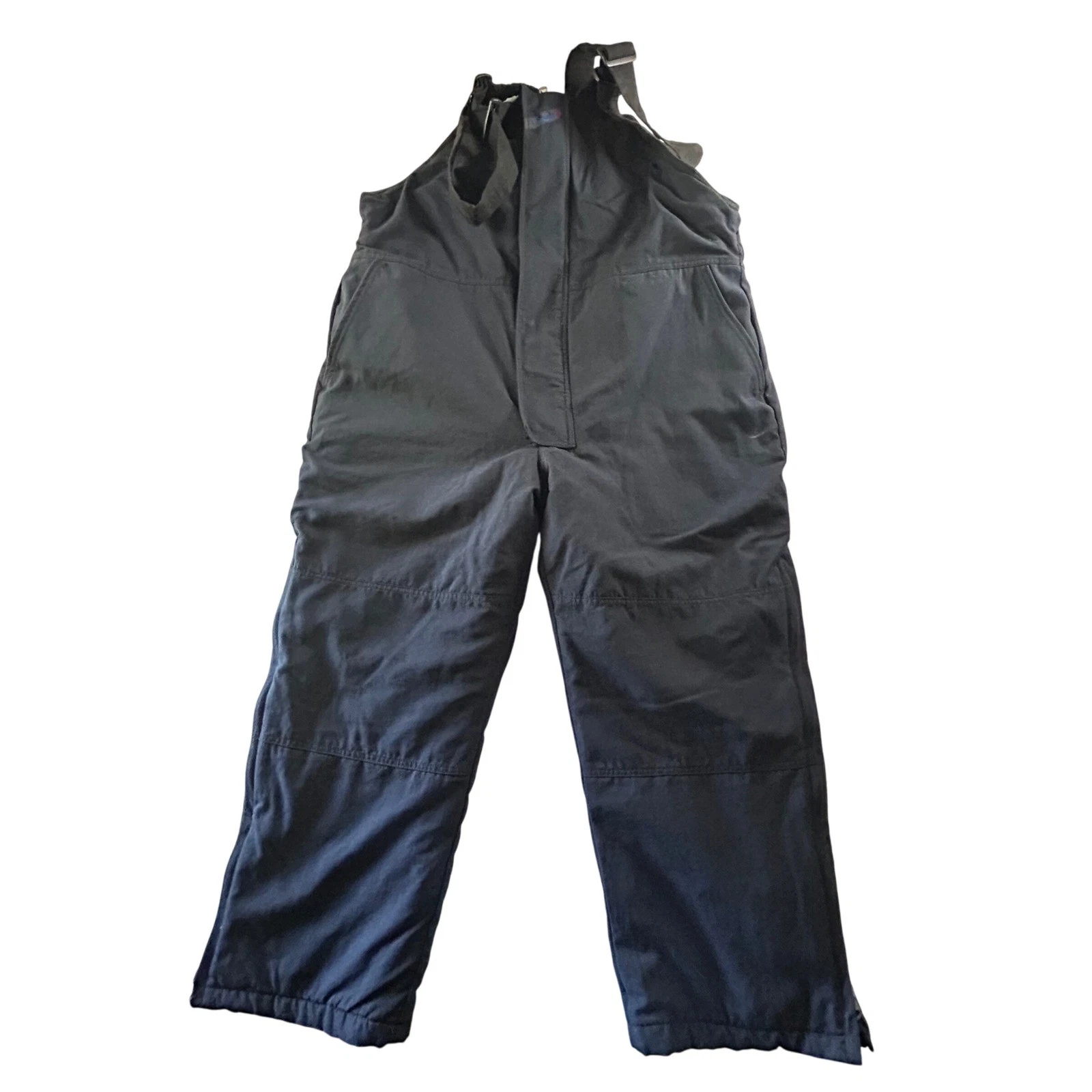 Workrite Uniform Company Insulated Coverall Bib Overalls Black Sz L Made in USA