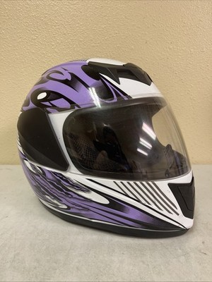 girls purple motorcycle helmet Rain  Custom Airbrush Helmet soft density cheek pads help to keep the helmet securely in place while accommodating a variety of head shapes Typhoon (M) Kylin KY-121 Girls