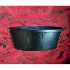 Fortex Industries Inc Cr850 Rubber Tub- Black 15 Gallon - CR850 BLACK