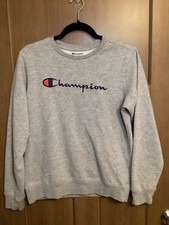 Champion Pull Over Sweatshirt Gray Youth Boys Size XL Men  s Size S