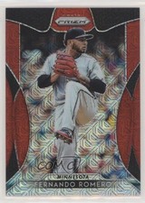 2019 Panini Prizm Tier III Red Mojo Prizm 82/299 Fernando Romero #227 7ut