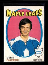 1971-72 O-Pee-Chee 200 Denis Dupere Toronto Maple Leafs Rookie Card AAB. rookie card picture