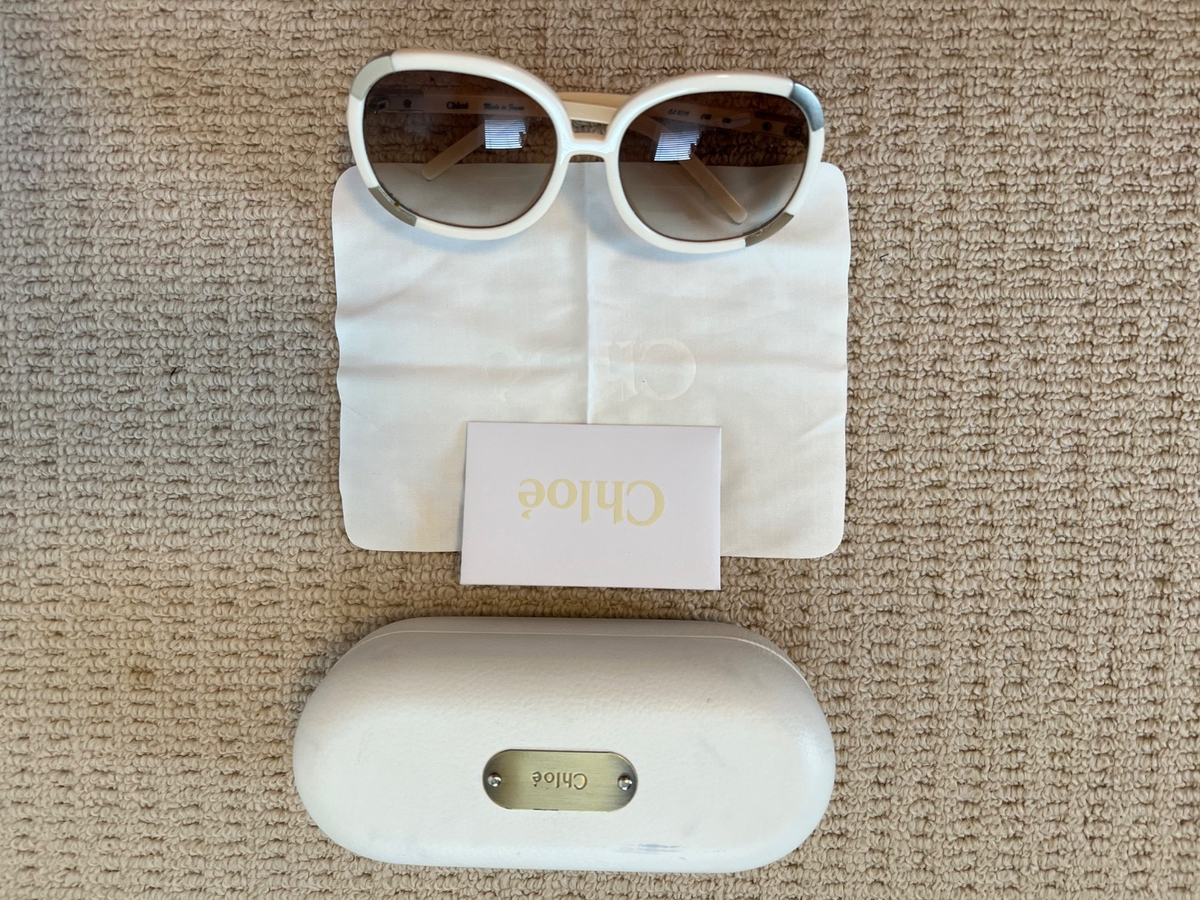 CHLOE Myrth Woman Ivory Squared Sunglasses CL2119-103 | eBay  display picture 2