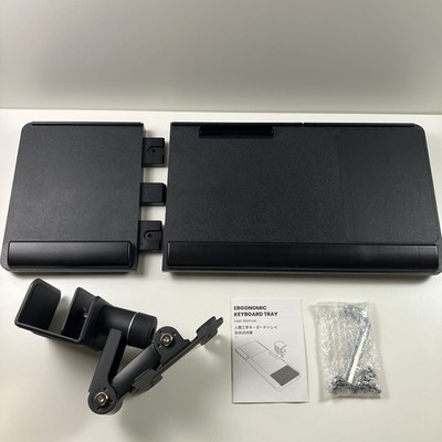 Klearlook Tilt & Height Adjustable Keyboard Tray - Under Desk & Above Desk