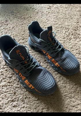 Furuian Steel Toe Sneakers for Men Women Safety Shoes Comfortable Slip on