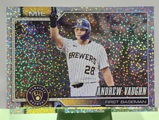 2026 Topps Series 1 Celebration Confetti Parallel SP ANDREW VAUGHN #303