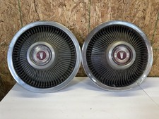 Vintage 1968-73 Pair Of Used Ford Galaxie Classic Spoke Wheel Covers Hubcaps