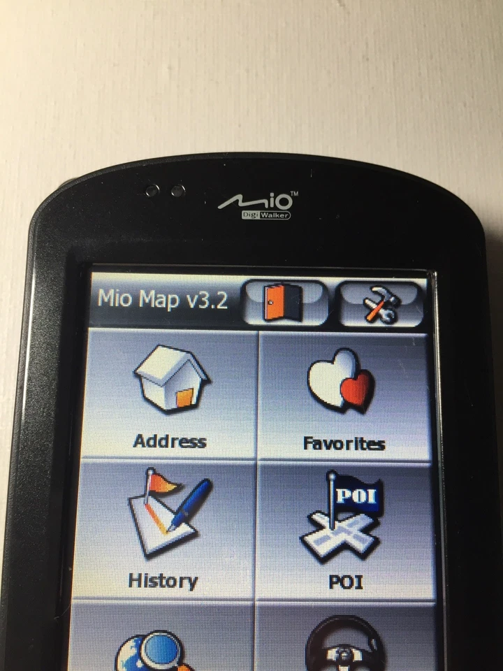 Mio P550 GPS PDA Navigation Device — AS-IS / No Charger / Untested - Image 3 of 4