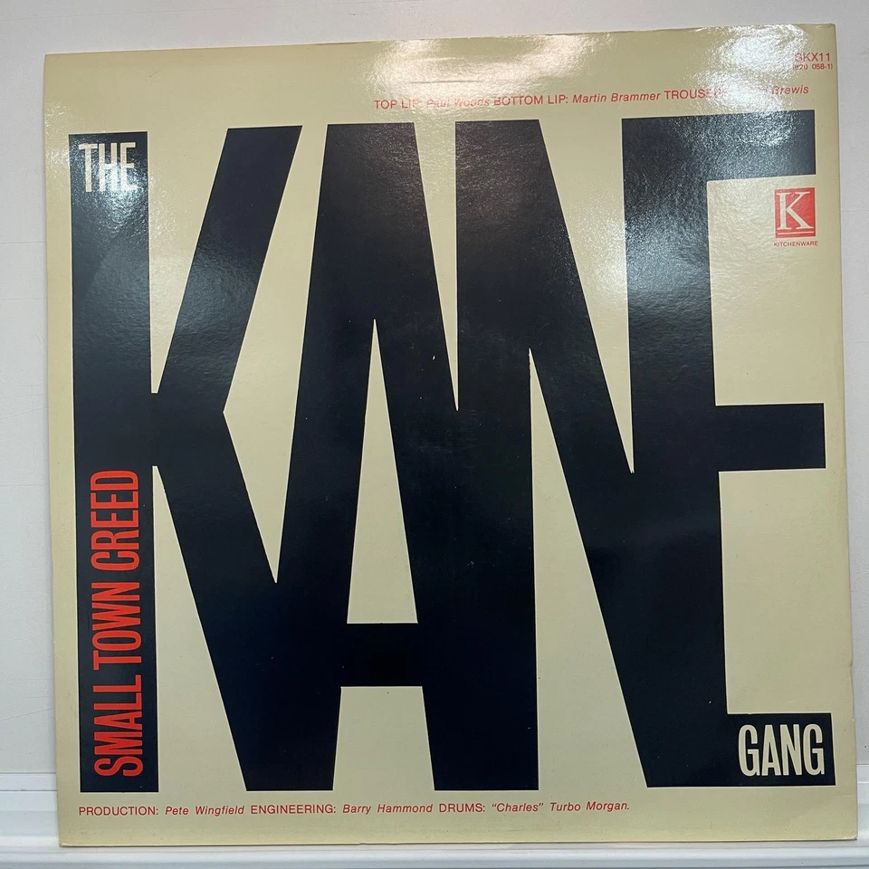 The Kane Gang Small Town Creed 12" Vinyl Single 80s New Wave Dance Mix Foto 2 de 2