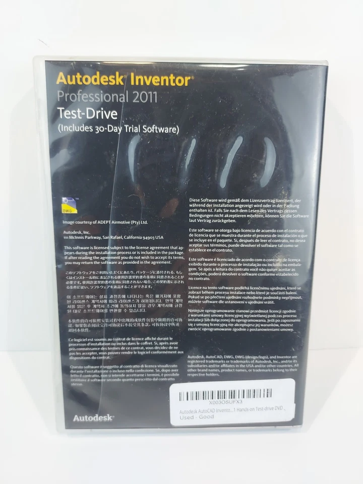Autodesk Inventor Professional 2011 (Test-Drive) 30 Day Trail 5 Disc Set - Image 3 of 4