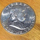 1961 (P) Ben Franklin Half Dollar 90% Silver BU Uncirculated 50c Coin . Full bel