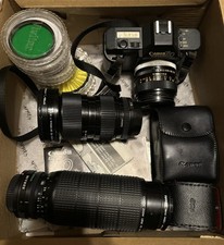 Canon T80 AF Autofocus 35mm SLR Film Camera Body Vintage