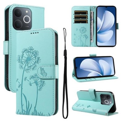 For Realme C71 4G India Dandelion Embossed Pattern Flip Leather Phone Case