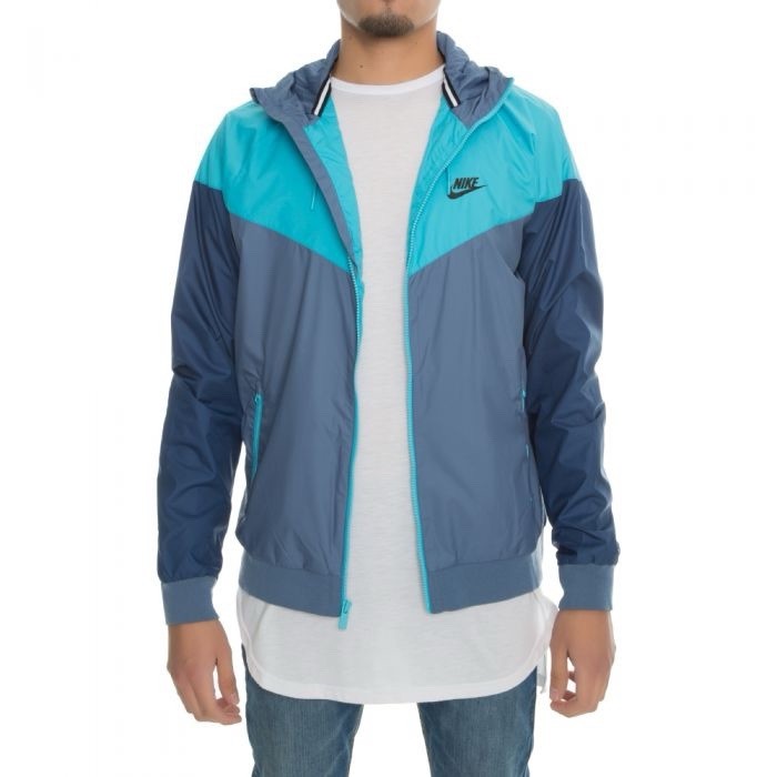 SACAI X NIKE Giacca a vento Nike Windrunner con cappuccio nuova con etichetta media Swoosh 727324 413 felpa con cappuccio