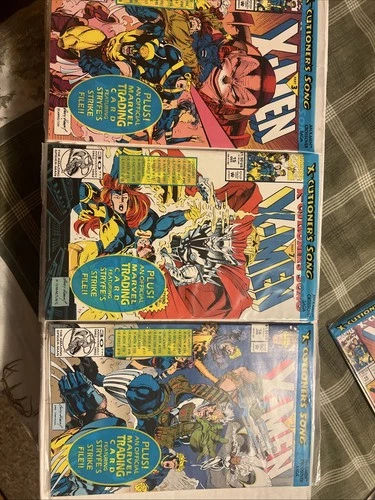 1992 MARVEL COMICS X-MEN SEALED W/CARD X-CUTIONER'S SONG SET #14-16 VINTAGE B1A