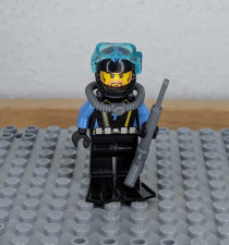 LEGO - Aquaraider Diver 6 with Black Flippers and Harpoon