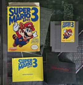 Super Mario Bros 3 NES completo testato con protezione 