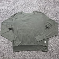 Vuori Daydream Crew Shirt Womens Medium Green Active Workout Stretch Yoga VW133